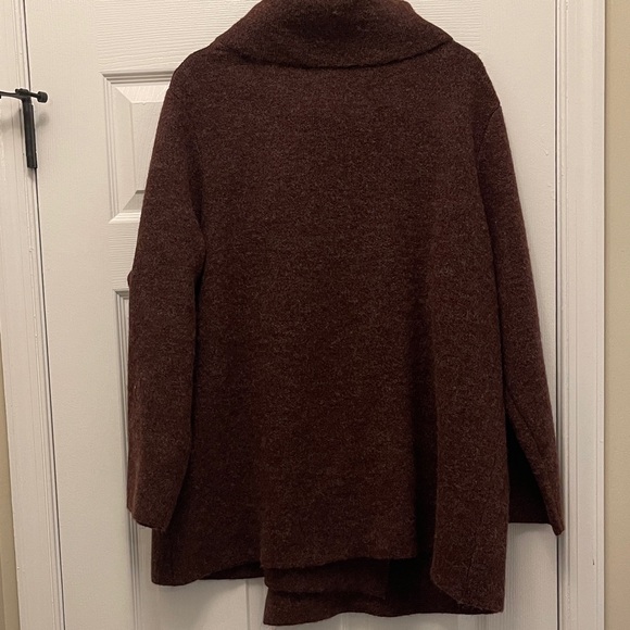 Women's Burgundy Sweater - Picture 6 of 7
